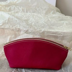Portland Leather Good Hibiscus Eclipse Make up bag